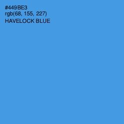 #449BE3 - Havelock Blue Color Image